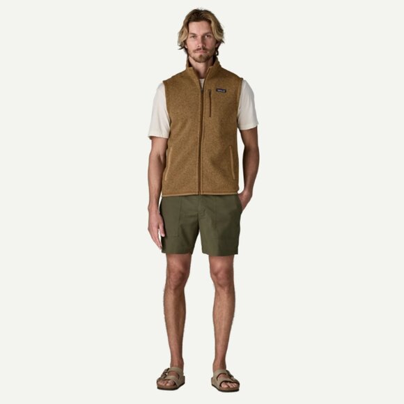 Men's Better Sweater Fleece Vest Color Grayling Brown - Picture 2 of 6